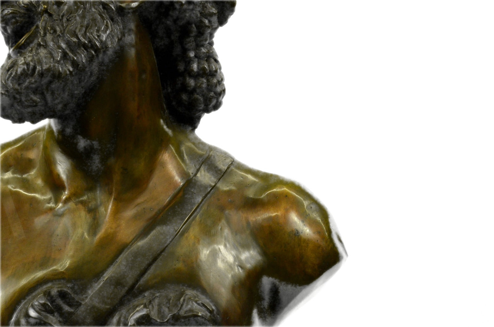 Handcrafted 80 Lbs Bacchus God Of Vine Dionysus to the Greeks Bronze Sculpture