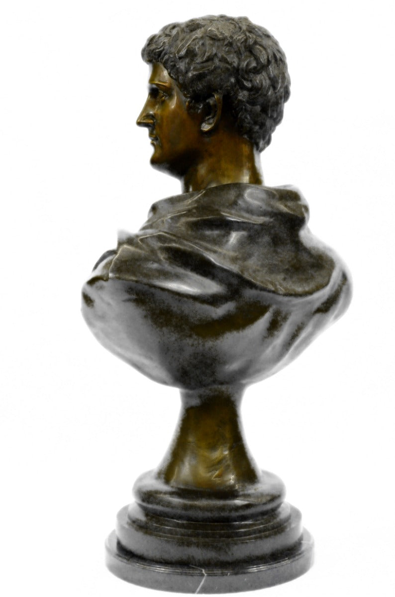 Bronze Sculpture Statue Mark Anthony Vatican Art Portrait Bust Hand Made Statue