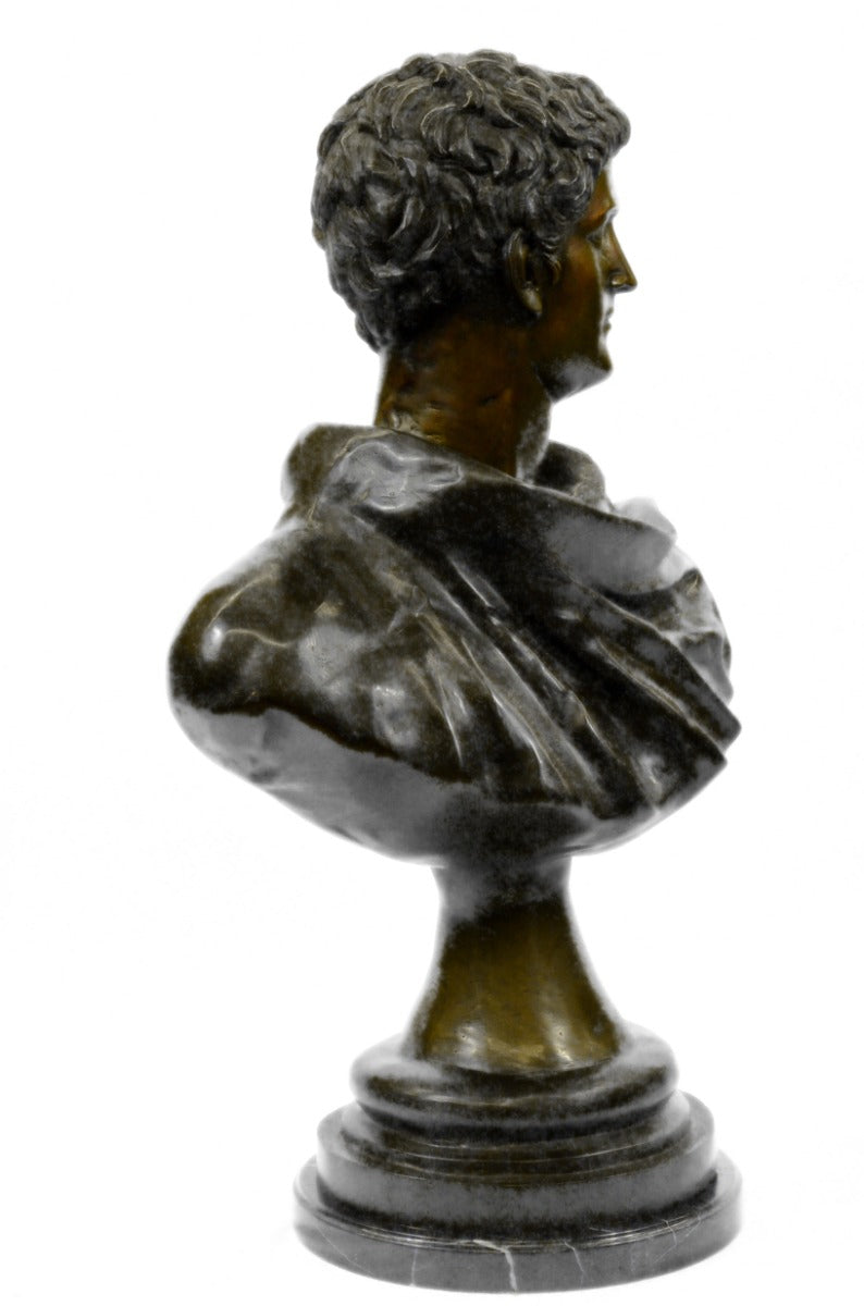 Bronze Sculpture Statue Mark Anthony Vatican Art Portrait Bust Hand Made Statue