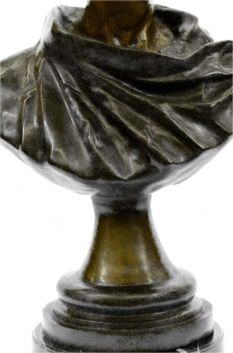 Bronze Sculpture Statue Mark Anthony Vatican Art Portrait Bust Hand Made Statue