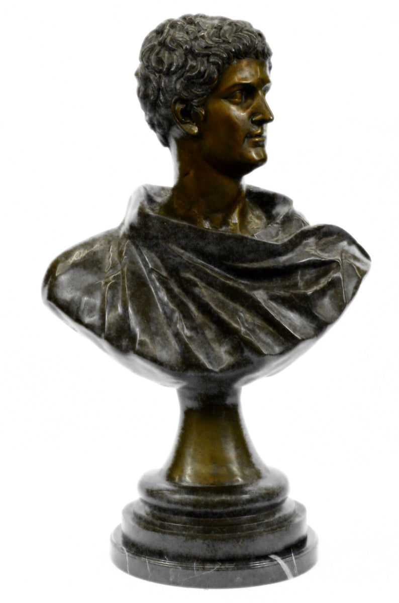 Bronze Sculpture Statue Mark Anthony Vatican Art Portrait Bust Hand Made Statue