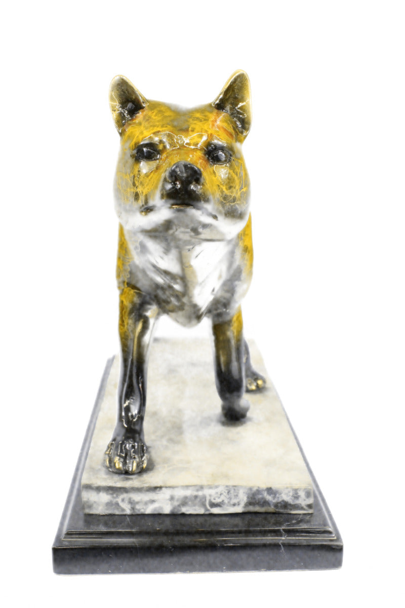 Handcrafted bronze sculpture SALE Anima Fox Sly Edition Collector Marius Signed