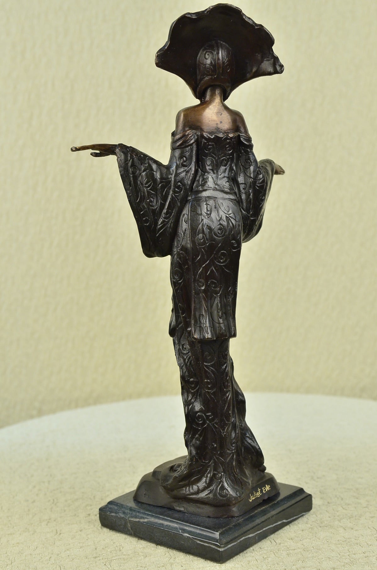 Handcrafted bronze sculpture SALE Art France Erotic Model Girl Dancer Woman