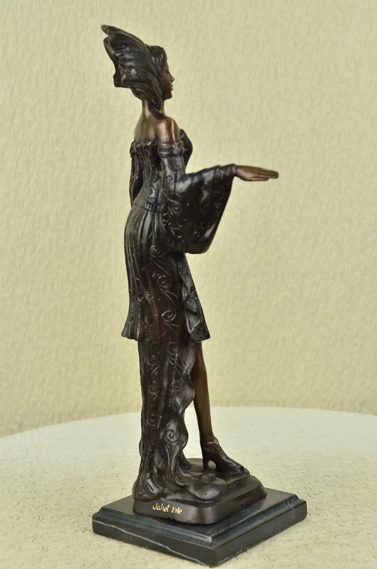 Handcrafted bronze sculpture SALE Art France Erotic Model Girl Dancer Woman