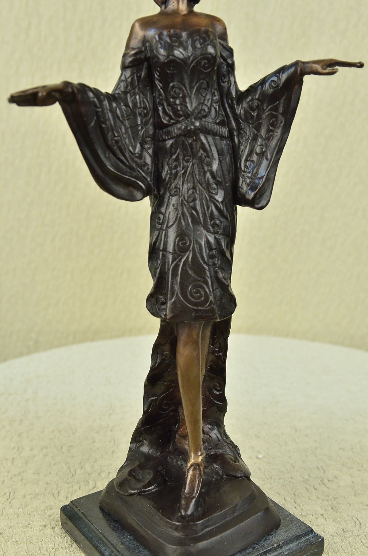 Handcrafted bronze sculpture SALE Art France Erotic Model Girl Dancer Woman