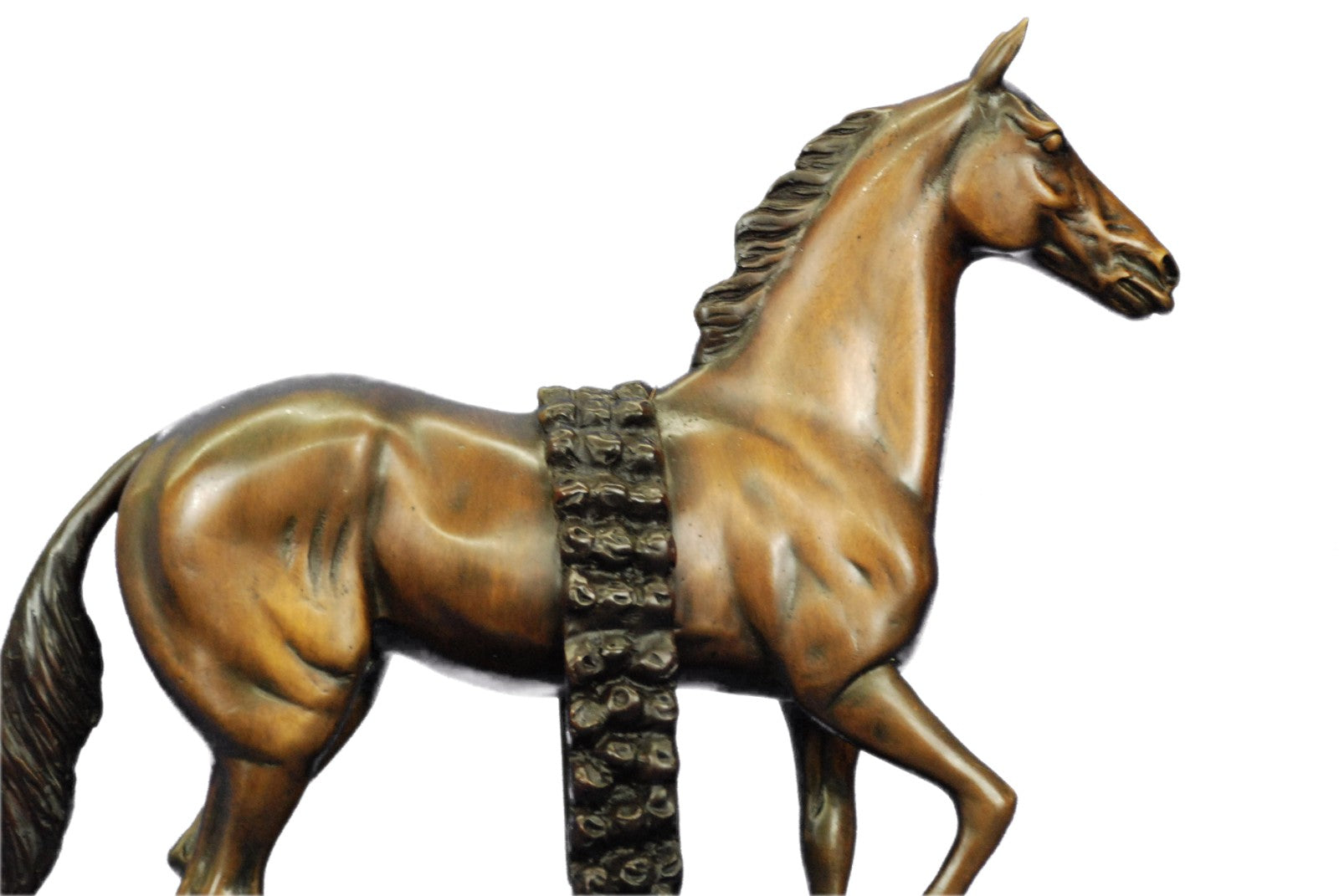 Art Deco Arabian Racing Horse Hand Made by Lost wax Method Sculpture Statue
