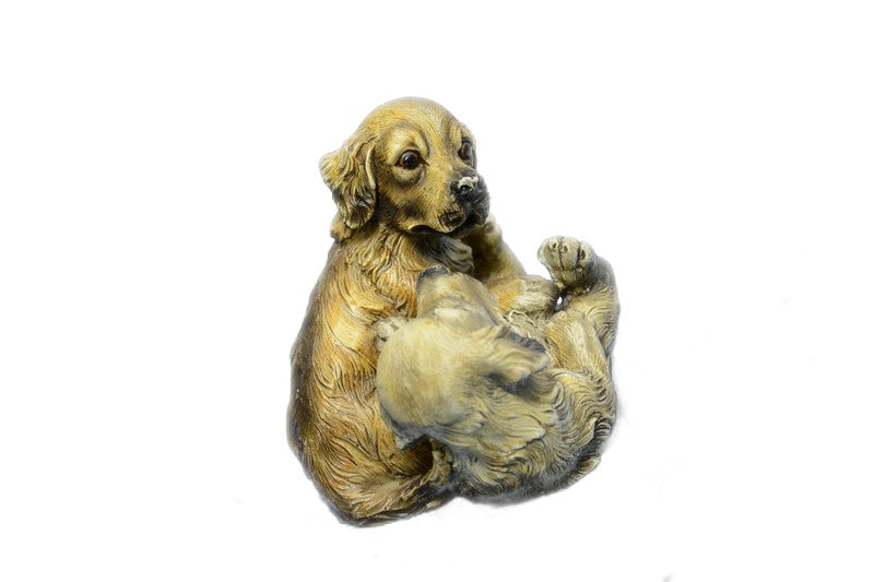 Classic Animal Artwork by Bergman Labrador Retriever Dogs Bronze Sculpture