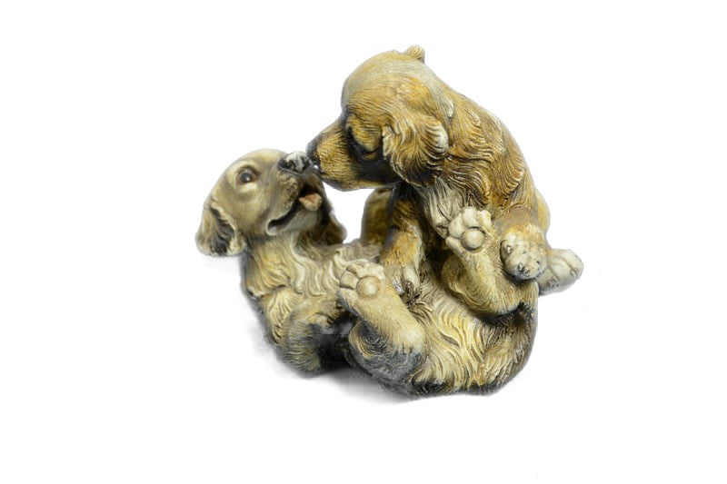 Classic Animal Artwork by Bergman Labrador Retriever Dogs Bronze Sculpture