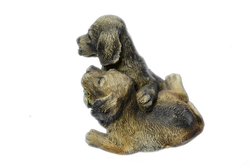 Gorgeous Vienna Bronze of Animal Labrador Dogs Figurine made by famous Bergman