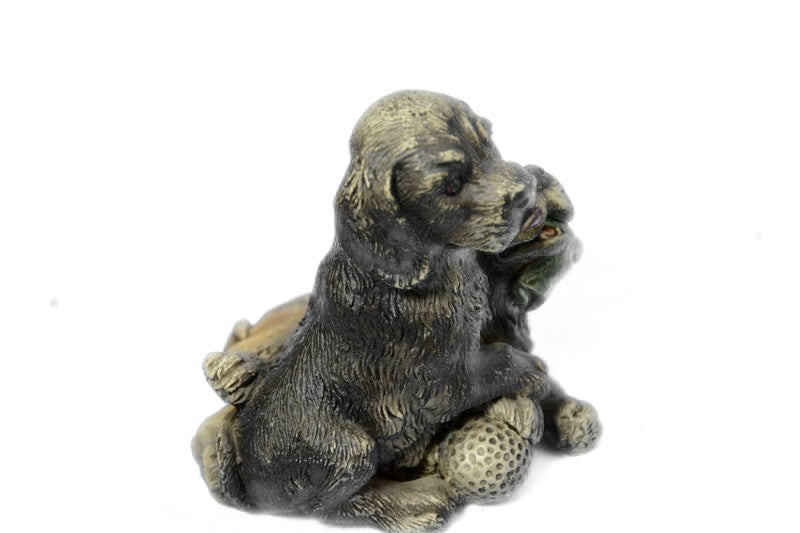 Gorgeous Vienna Bronze of Animal Labrador Dogs Figurine made by famous Bergman
