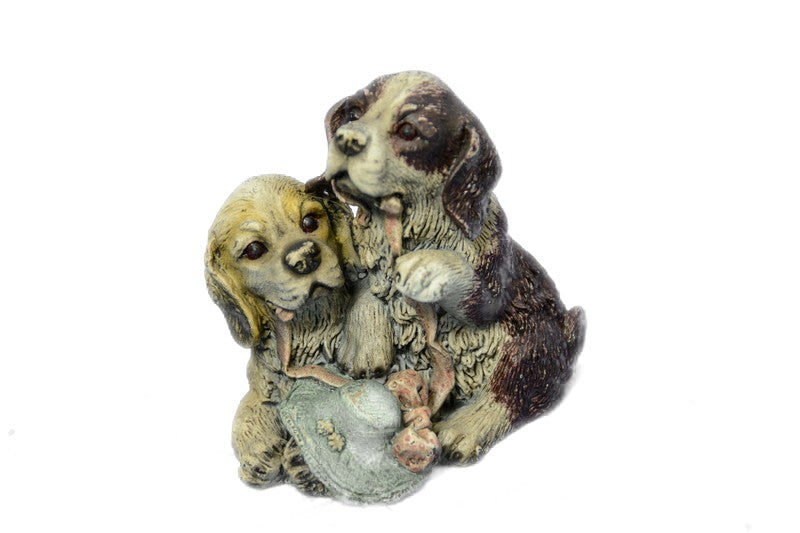 100% Real Bronze Yellow Labrador Dog Dogs by Bergman Museum Quality Artwork