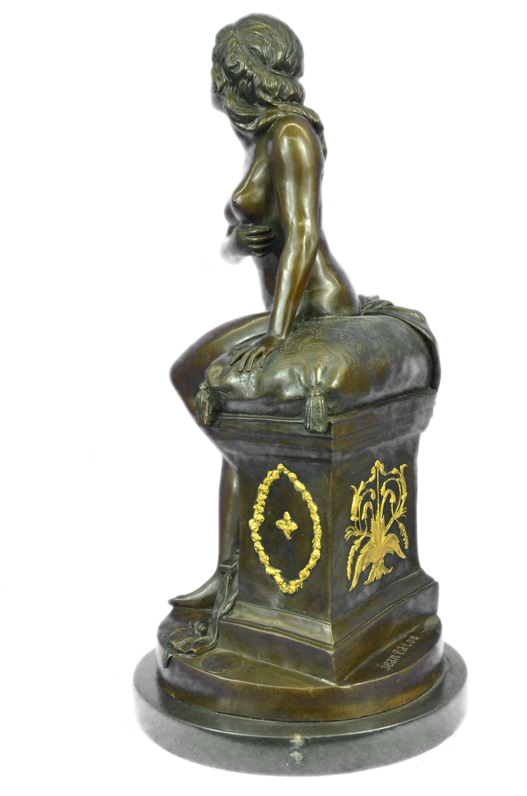 CLEARANCE SALE BRONZE STANDING FEMALE NUDE FIGURE