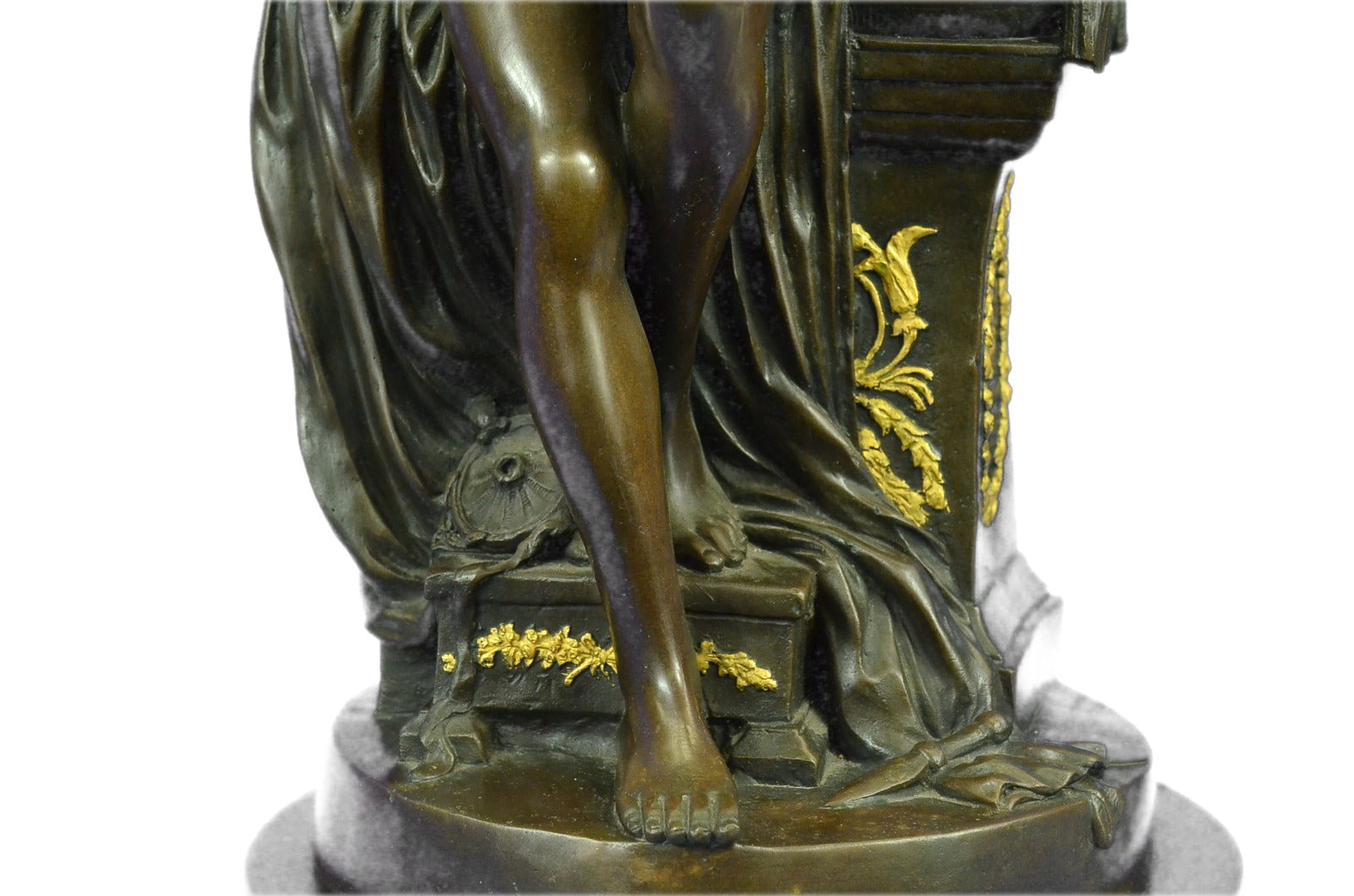 CLEARANCE SALE BRONZE STANDING FEMALE NUDE FIGURE