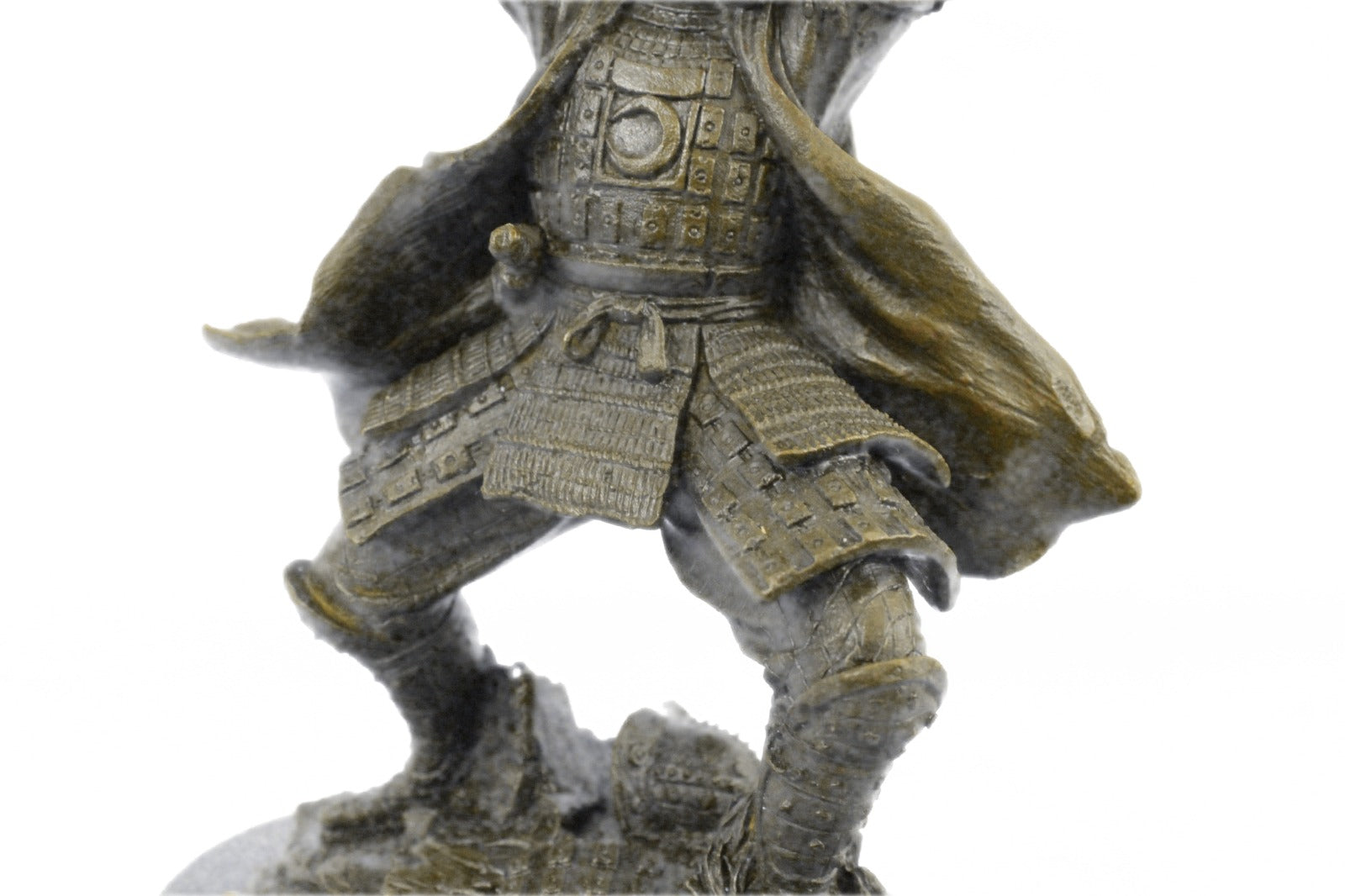 Handcrafted bronze sculpture SALE Art Pure Hotcast Genuine Warrior Samurai