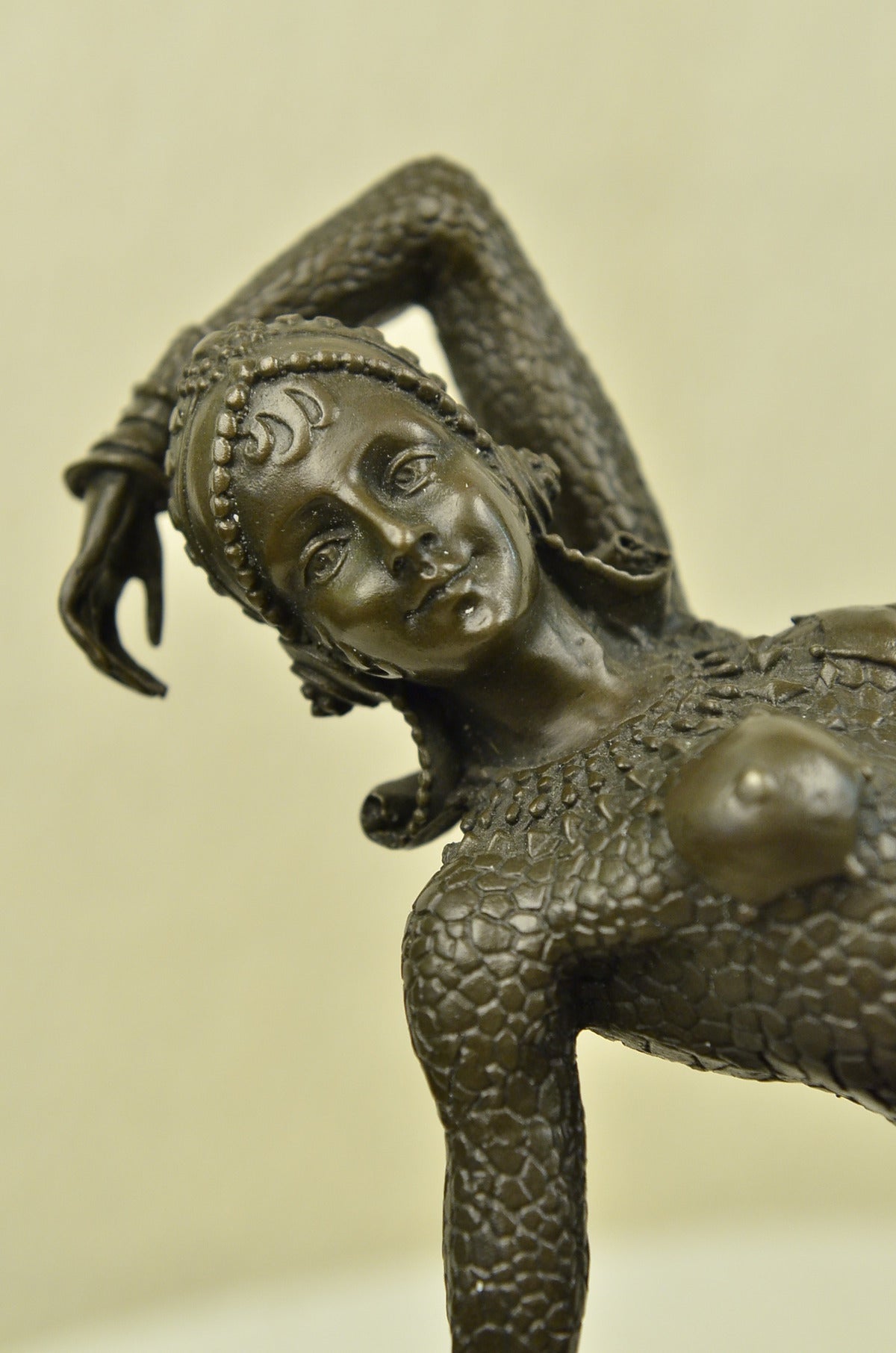 Handcrafted bronze sculpture SALE Dancer Girl Show Deco Art Hot Cast Figurine