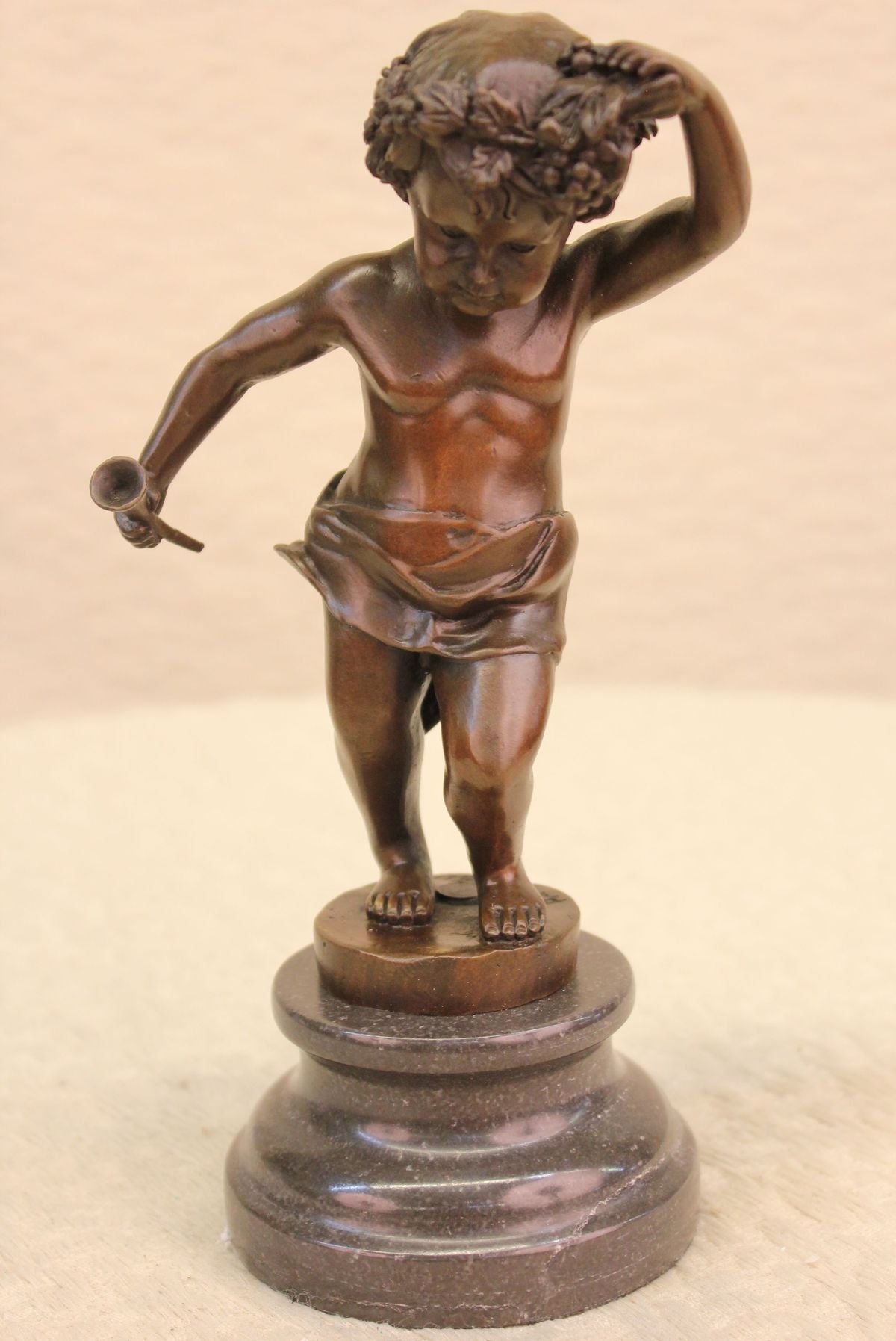 Western Bronze Marble Naked Roman Boy Child Statue Sculpture Figure Hotcast