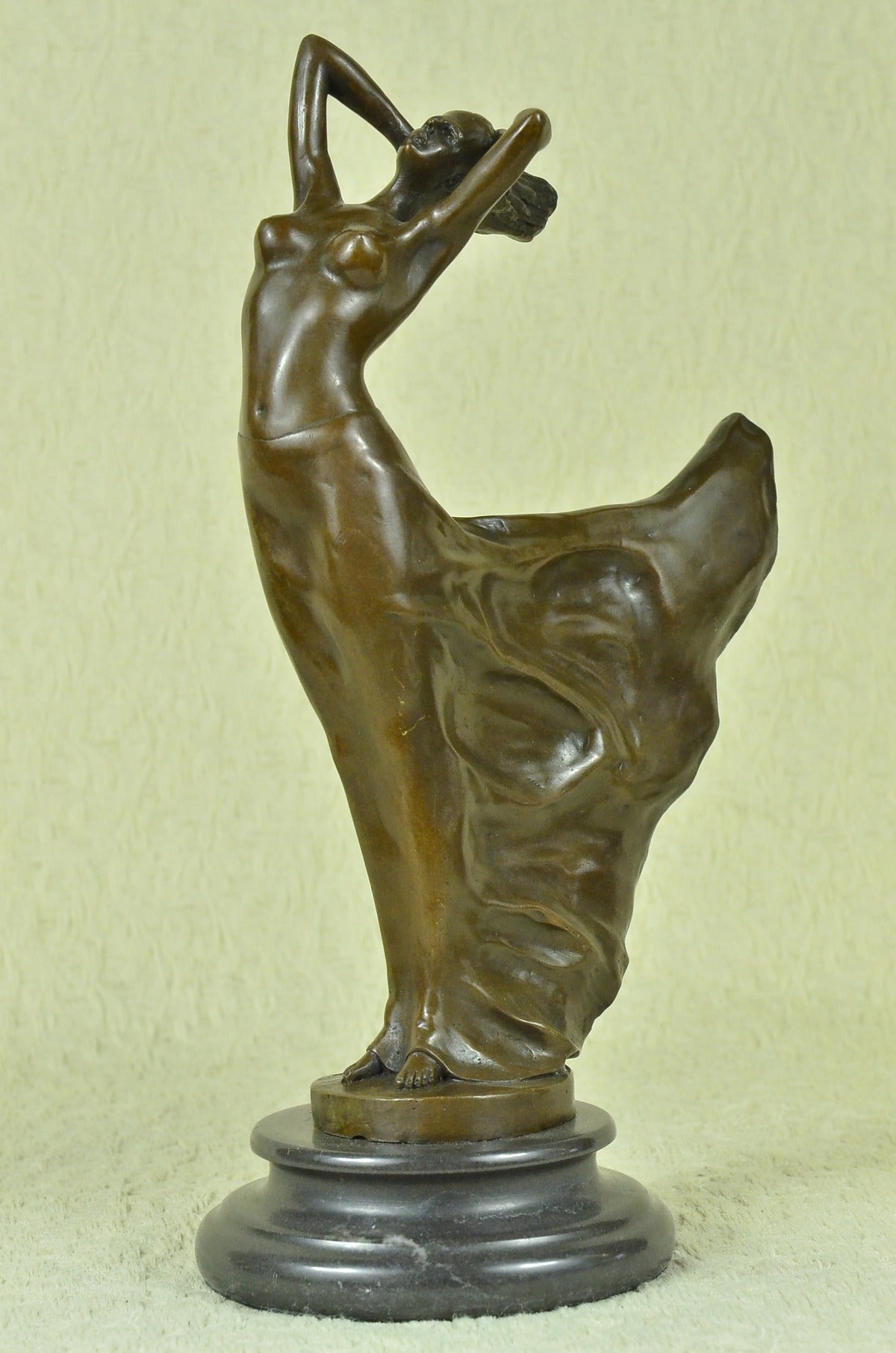 Handcrafted bronze sculpture SALE Deco Art Woman Goddess Sea Mermaid Sensual