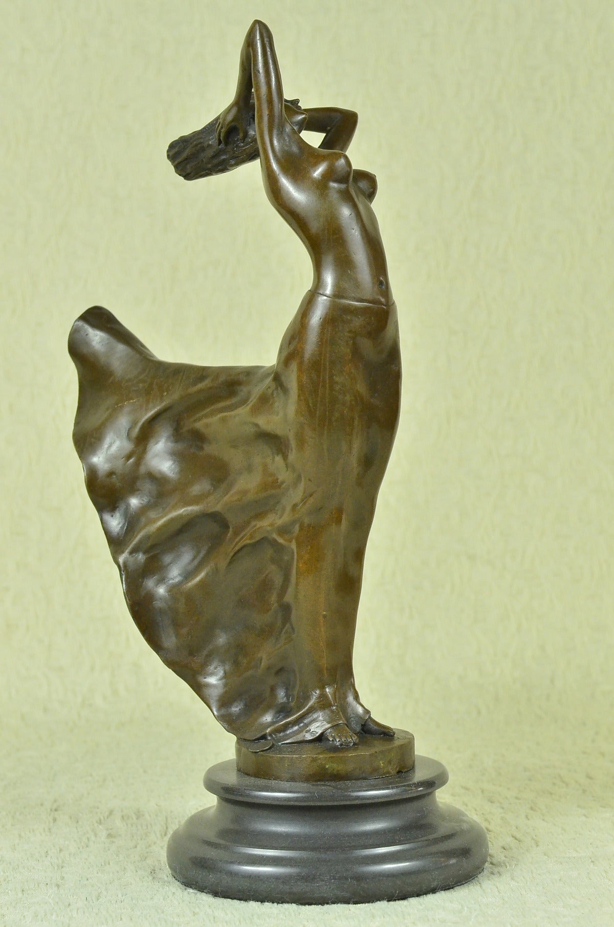Handcrafted bronze sculpture SALE Deco Art Woman Goddess Sea Mermaid Sensual