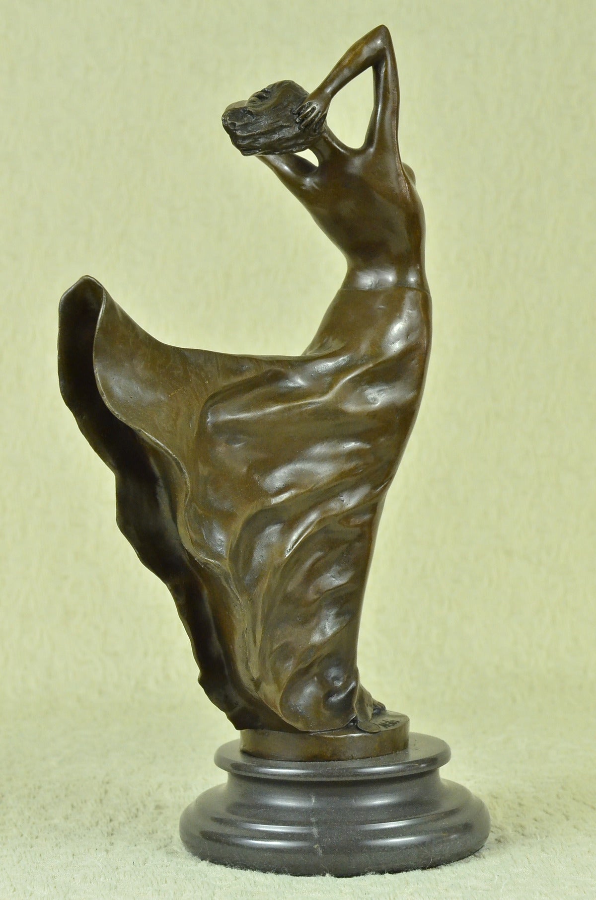 Handcrafted bronze sculpture SALE Deco Art Woman Goddess Sea Mermaid Sensual