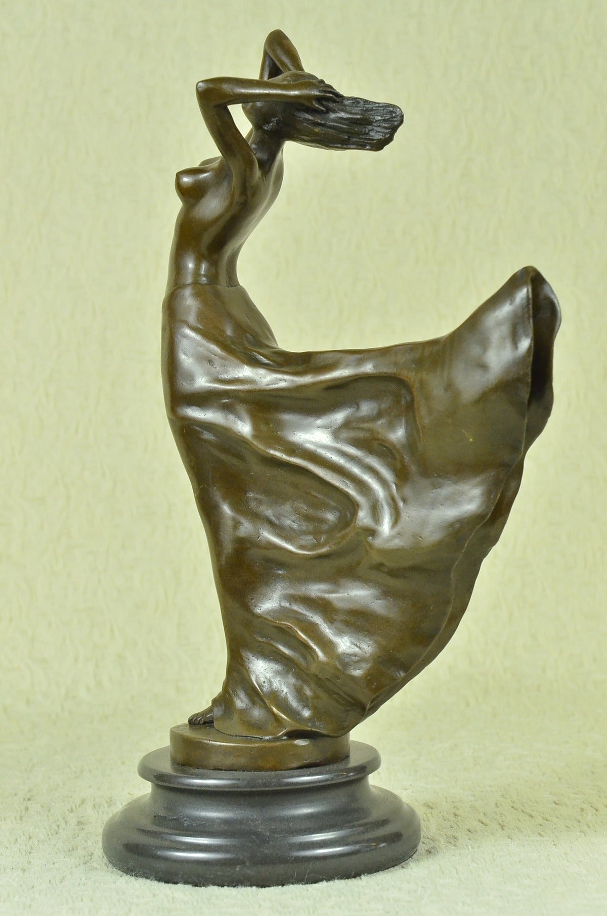 Handcrafted bronze sculpture SALE Deco Art Woman Goddess Sea Mermaid Sensual