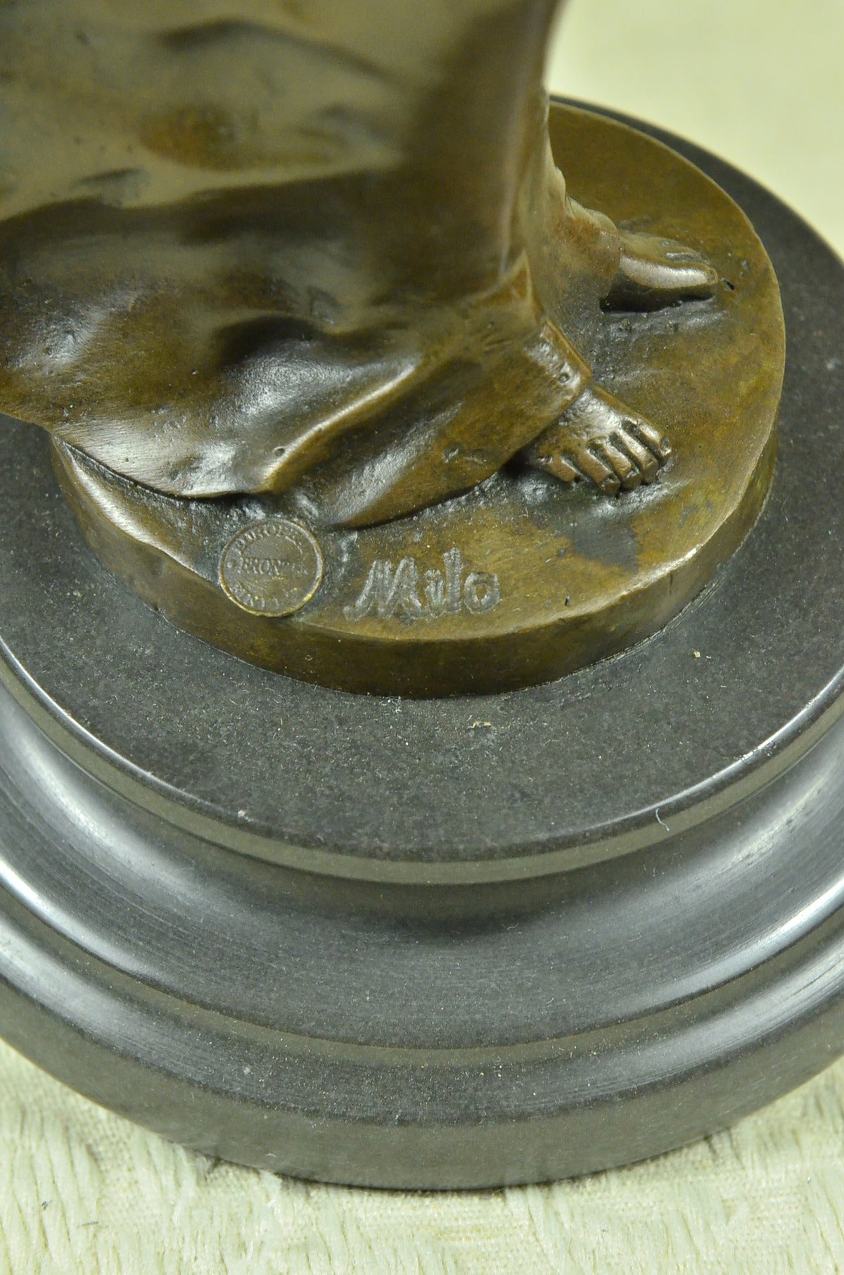 Handcrafted bronze sculpture SALE Deco Art Woman Goddess Sea Mermaid Sensual