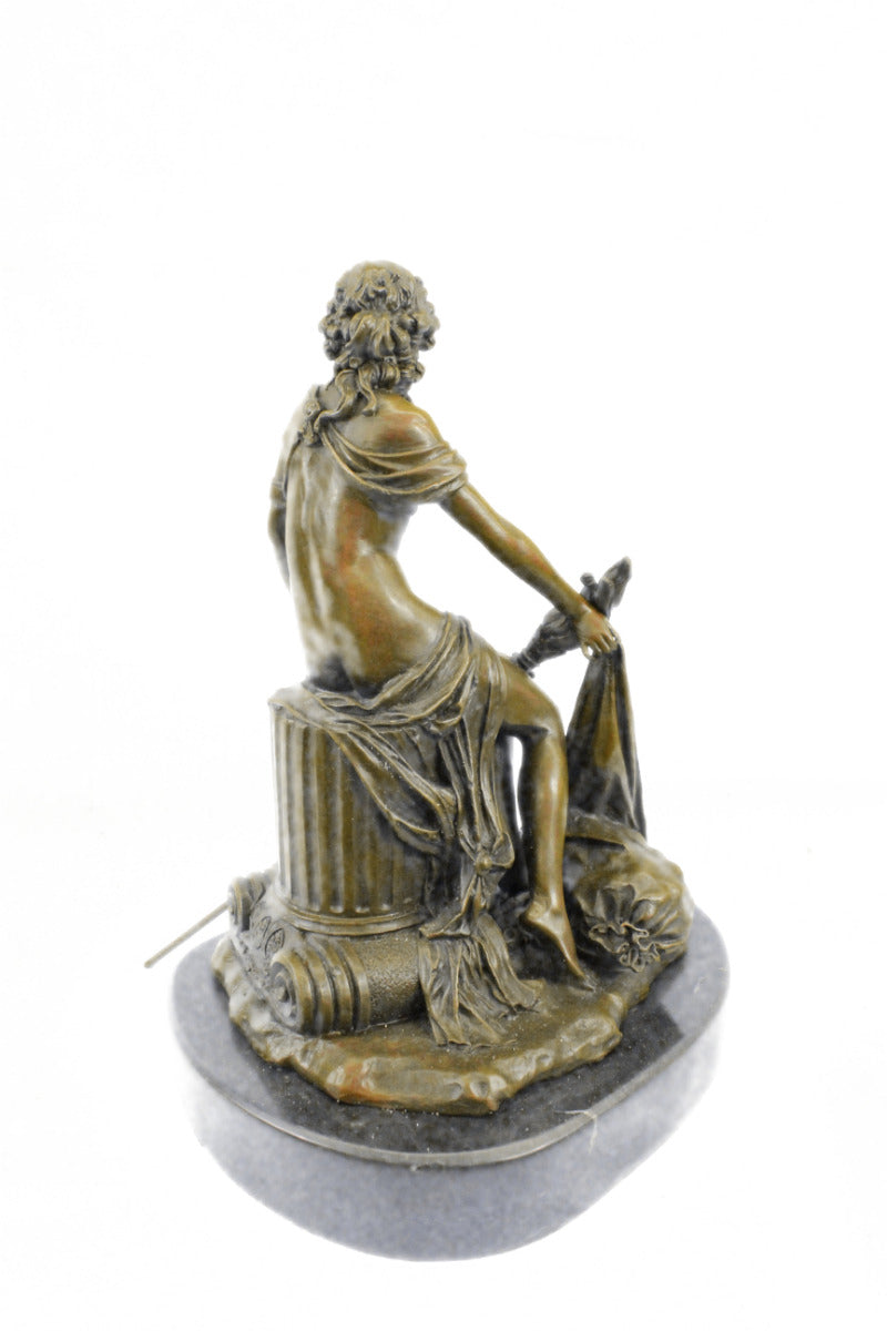 Handcrafted bronze sculpture SALE Nouveau Art Mythology Roman-Greek Ancient