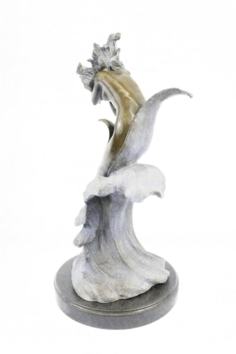 Medusa Guardian, Greek Mythology Hot Cast Nude Bronze  Sculpture Home Decor