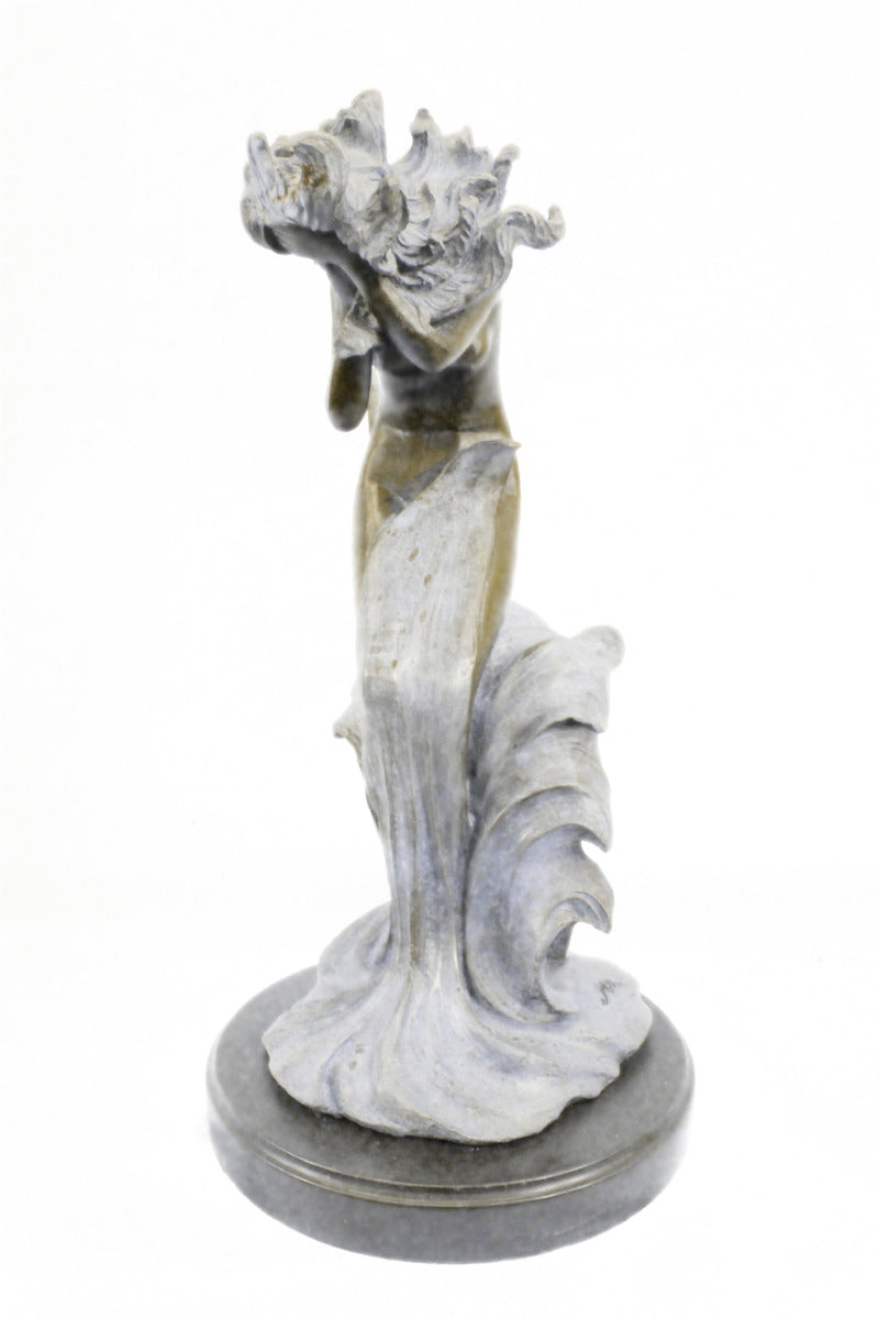 Medusa Guardian, Greek Mythology Hot Cast Nude Bronze  Sculpture Home Decor