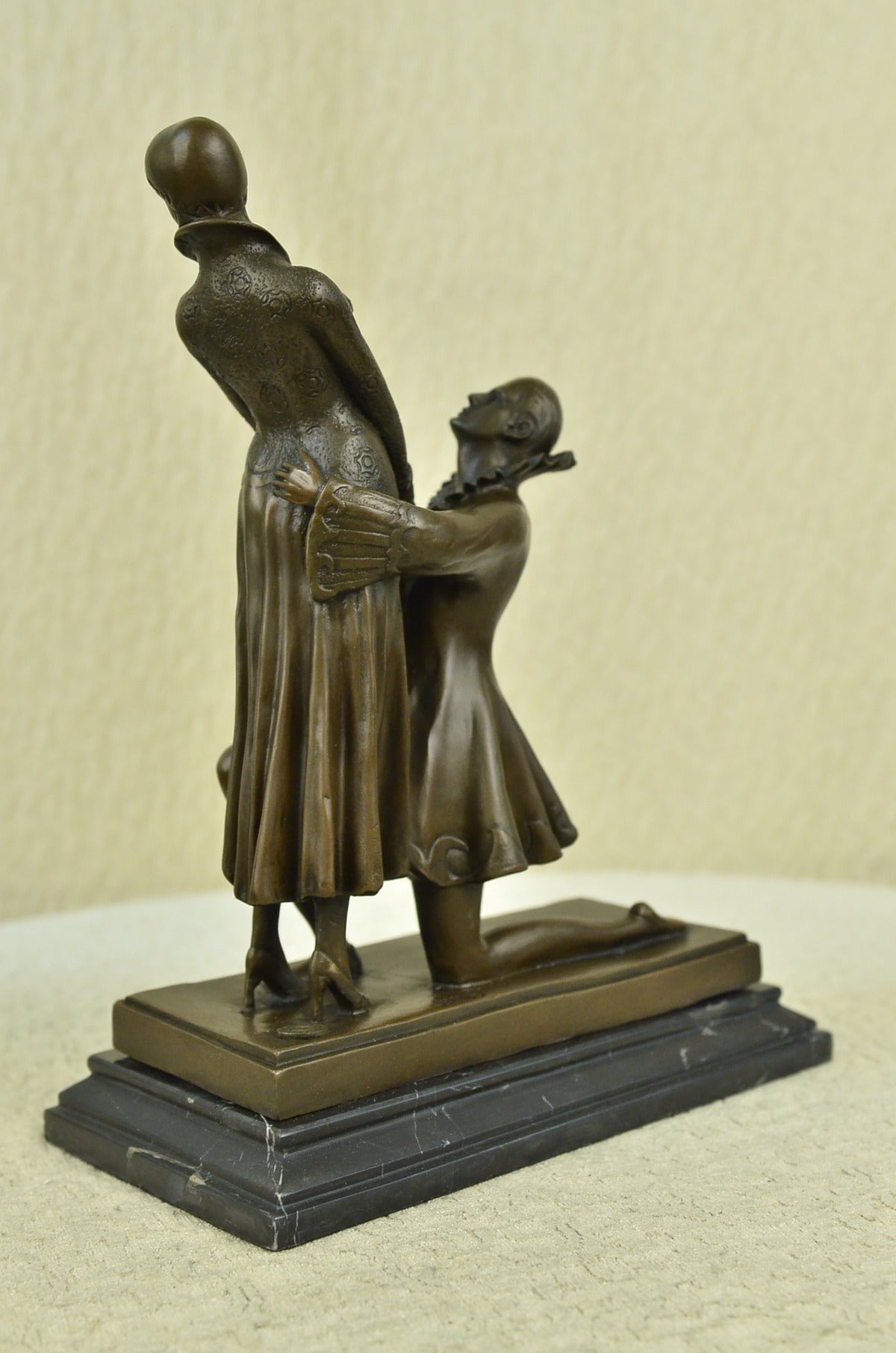 Handcrafted bronze sculpture SALE Sc Deco Art Love Of Declaration Milo Original