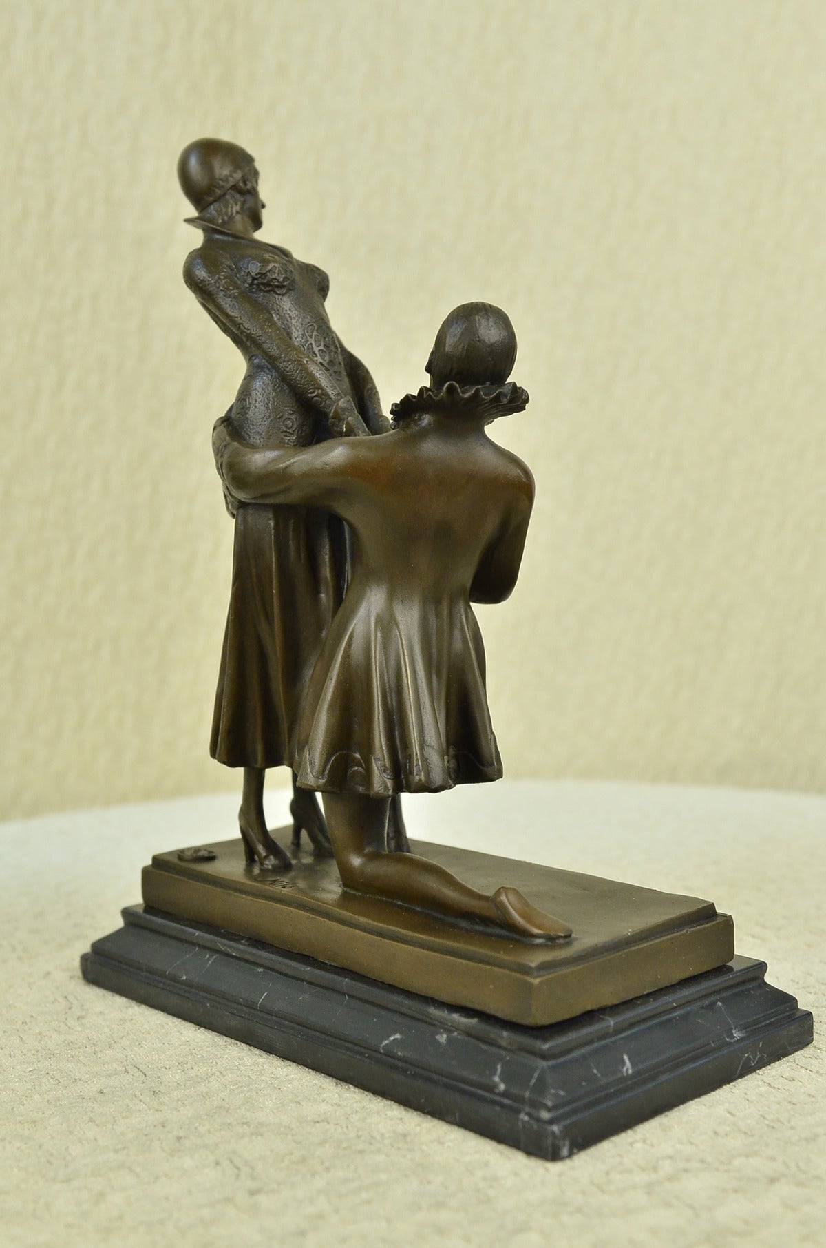 Handcrafted bronze sculpture SALE Sc Deco Art Love Of Declaration Milo Original