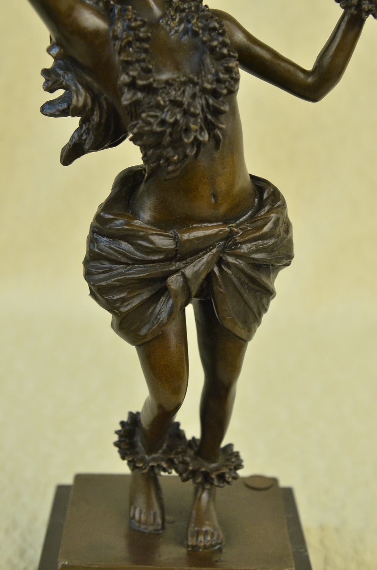 Handcrafted bronze sculpture SALE Marble Nude Semi Deco Art Hula Wahine Pahoe