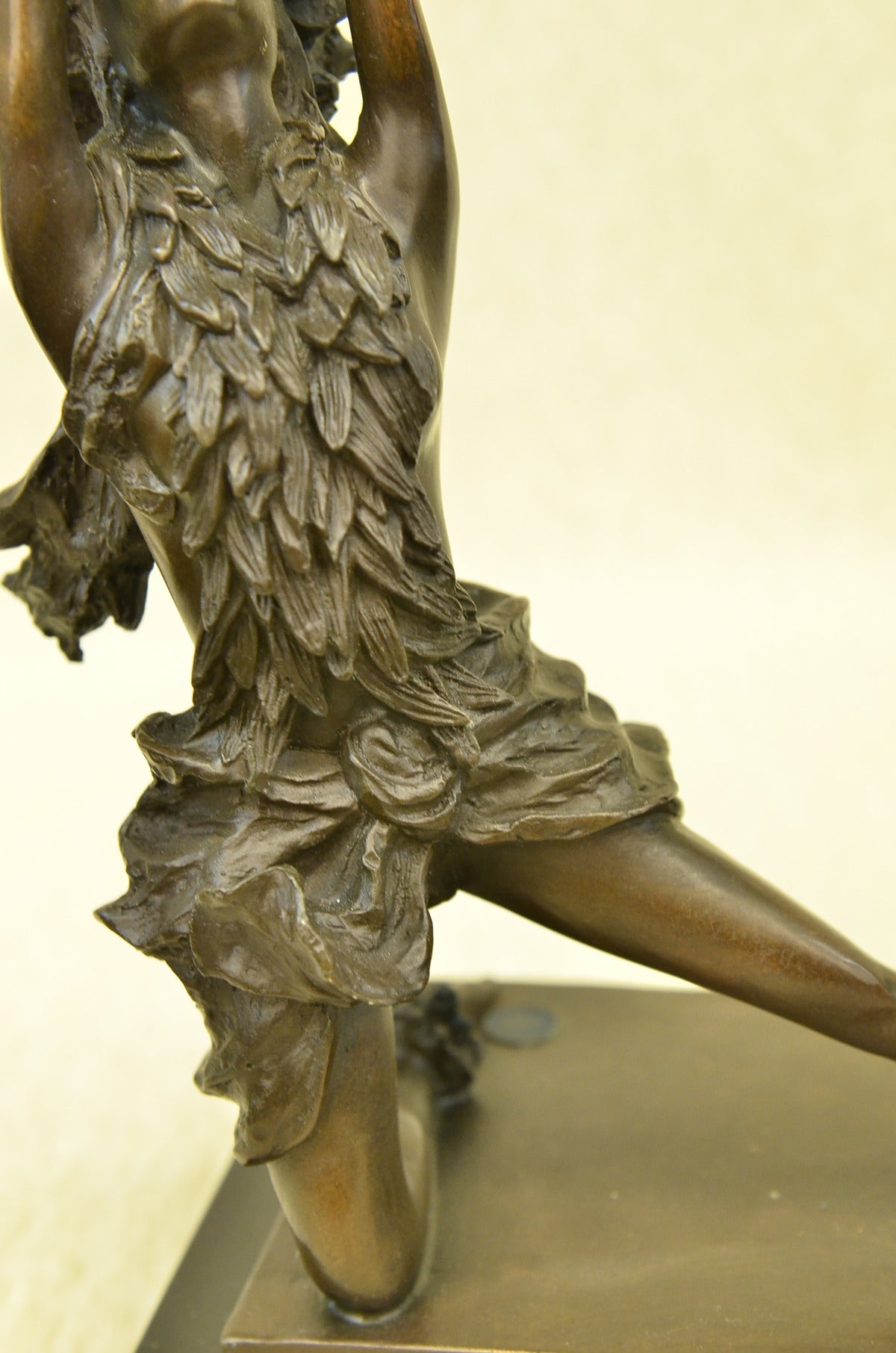 Island Vintage HotCast Bronze Hula Kahiko Sculpture Art Deco Moreau Figurine Art