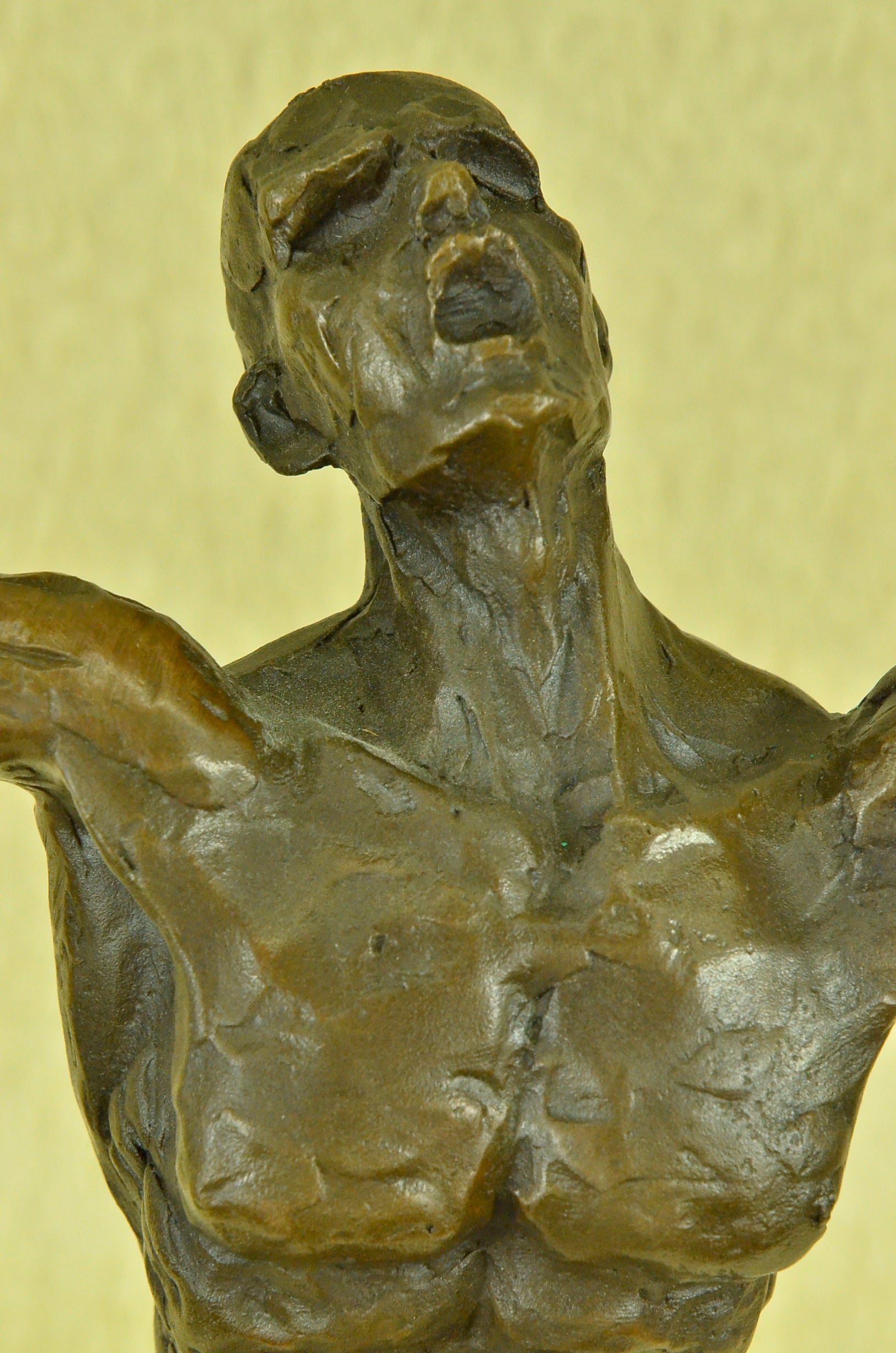 Bronze Sculpture Museum Quality Artwork Man by Rodin Home Office Designer Decor