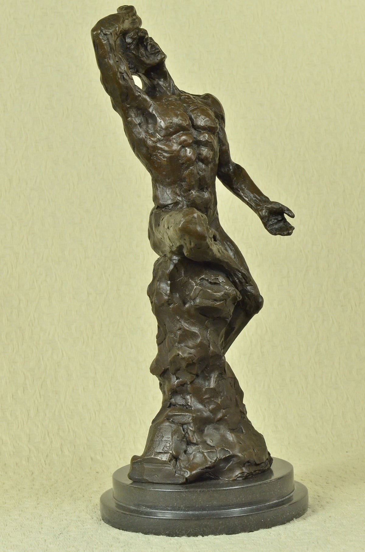 Handcrafted bronze sculpture SALE Mar Elegant Sensual Athletic Erotic Male Nude