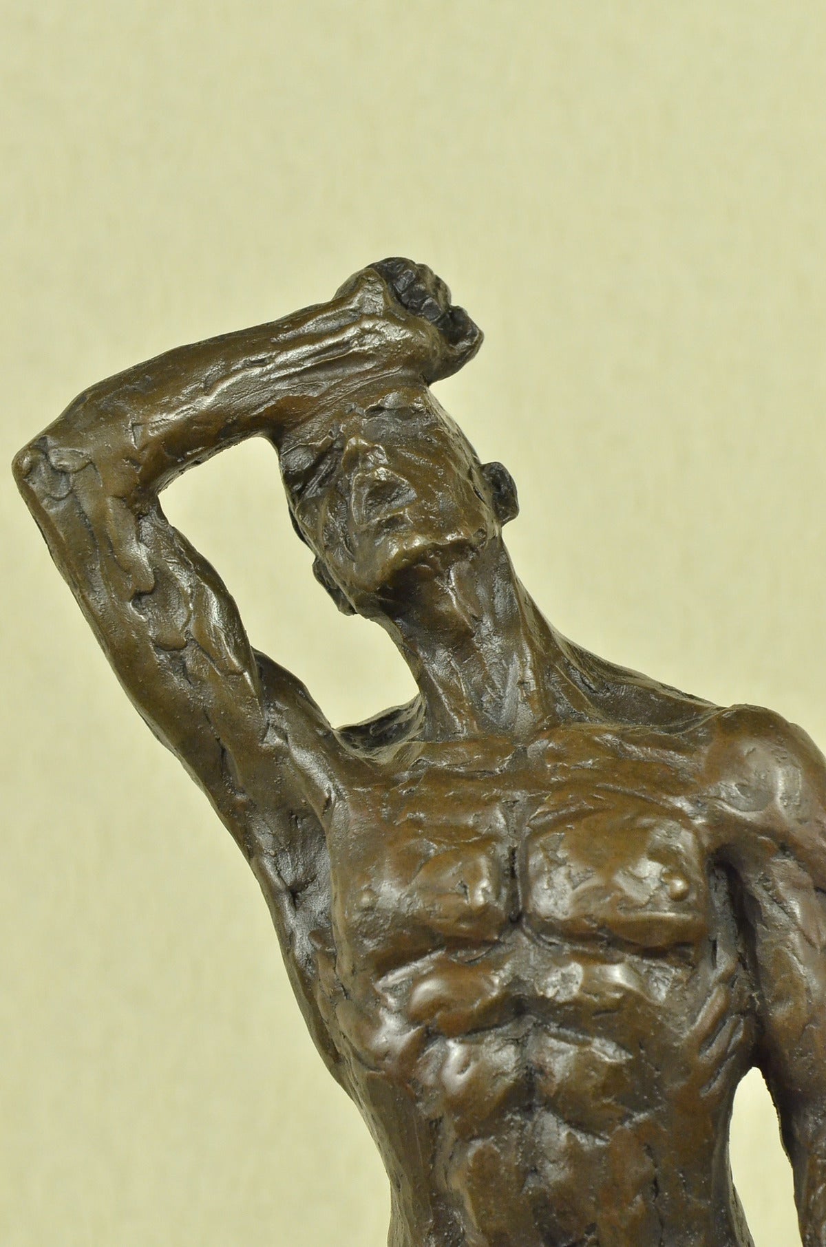 Handcrafted bronze sculpture SALE Mar Elegant Sensual Athletic Erotic Male Nude