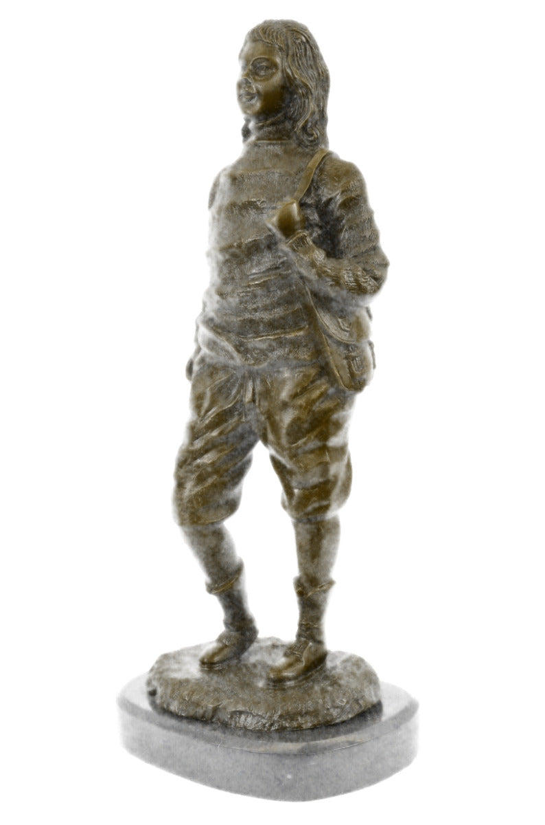 Handcrafted bronze sculpture SALE Revolutio American Franklin Ben Bust Deco Art