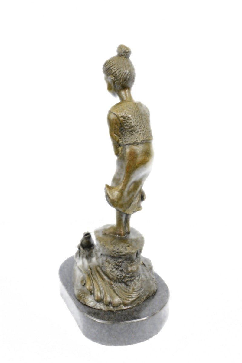 Handcrafted bronze sculpture SALE Deco Style Art Eisenberg Original Signed Figurine
