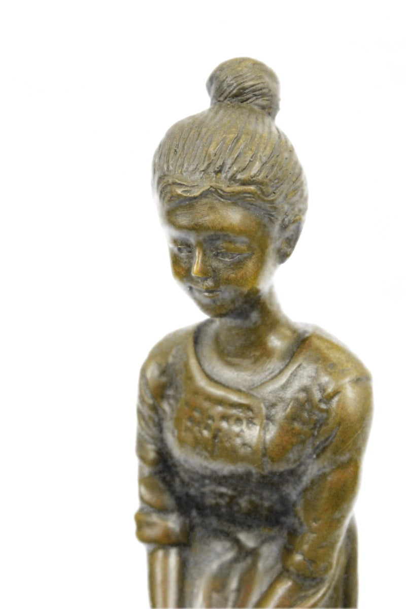 Handcrafted bronze sculpture SALE Deco Style Art Eisenberg Original Signed Figurine