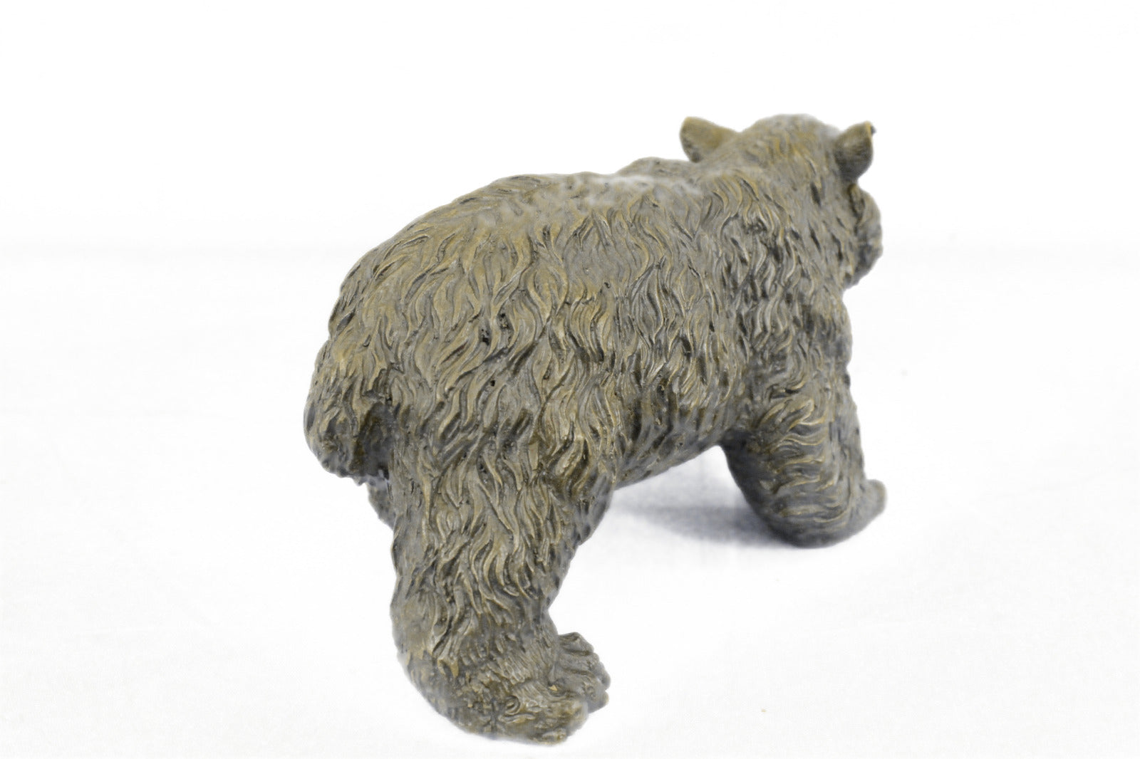 Handcrafted bronze sculpture SALE Deco Art Bear Ferocious Black Vienna