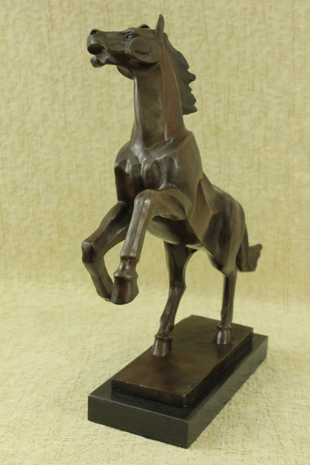 Abstract Modern Art Horse Gallops Bronze Sculpture Statue Figurine Figure