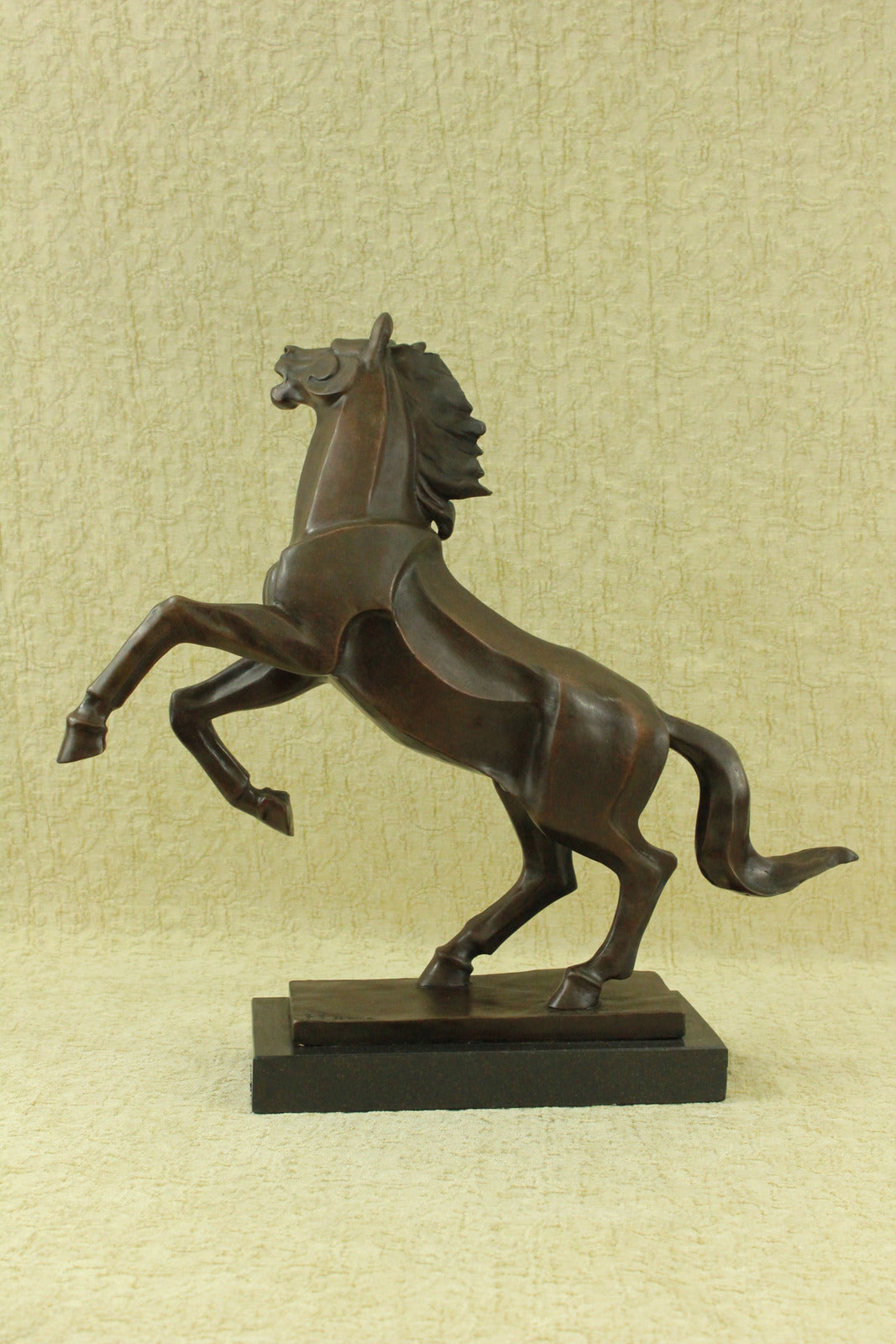 Abstract Modern Art Horse Gallops Bronze Sculpture Statue Figurine Figure