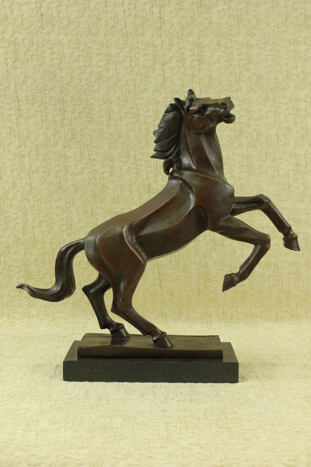 Abstract Modern Art Horse Gallops Bronze Sculpture Statue Figurine Figure