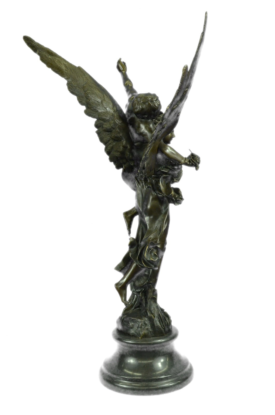 SIGNED GLORIA VICTIS BY MERCIE BRONZE SCULPTURE HOT CAST CLASSIC ARTWORK BRONZE