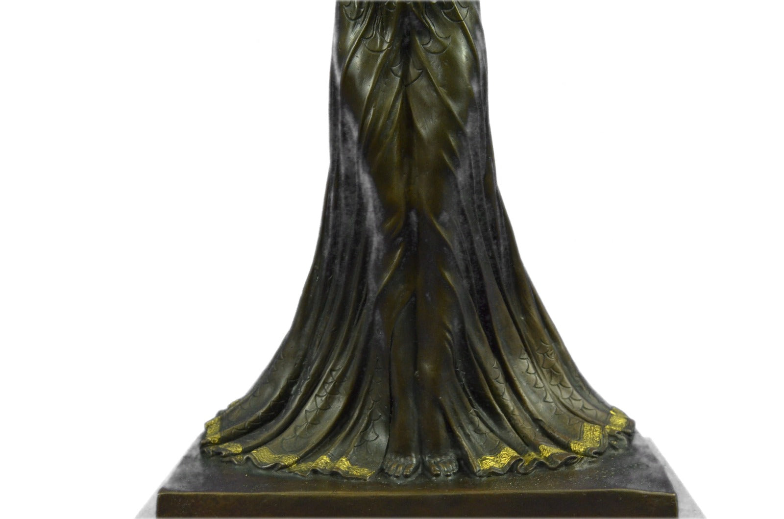 Bronze Sculpture by Chiparus Gold Patina Classic Artwork Masterpiece Design Sale