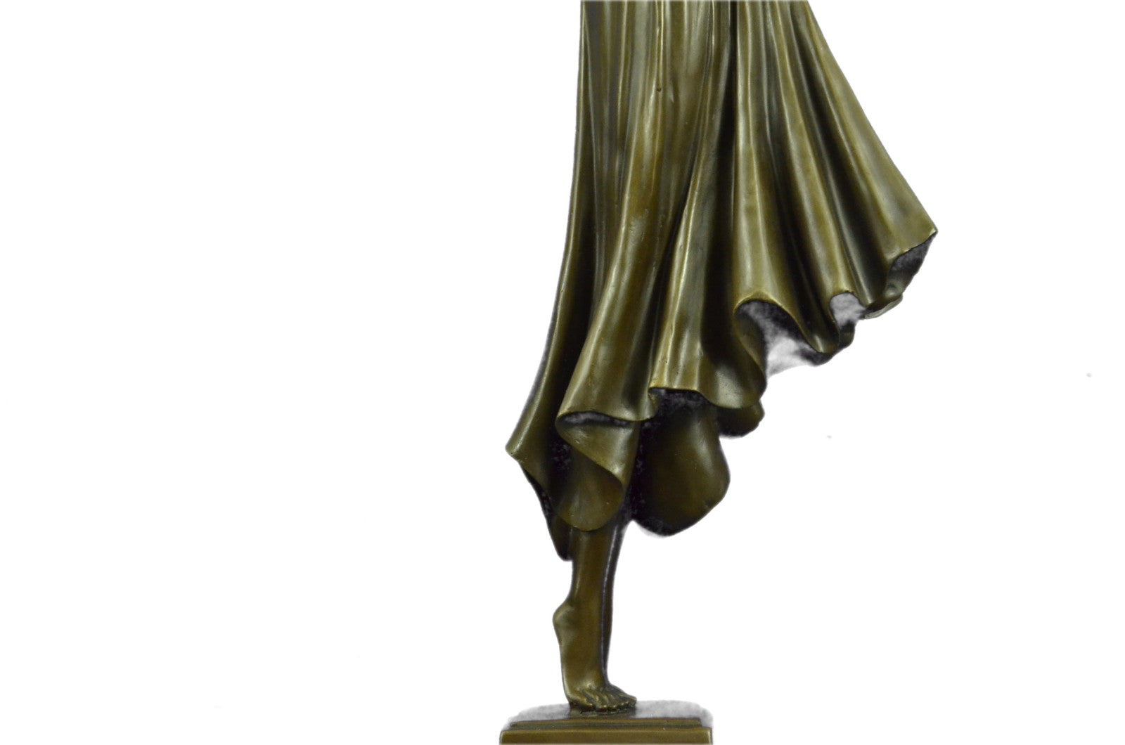 ART DECO BRONZE STATUE CHIPARUS ANTINEA SIGNED FIGURE HOT CAST LADY FIGURINE