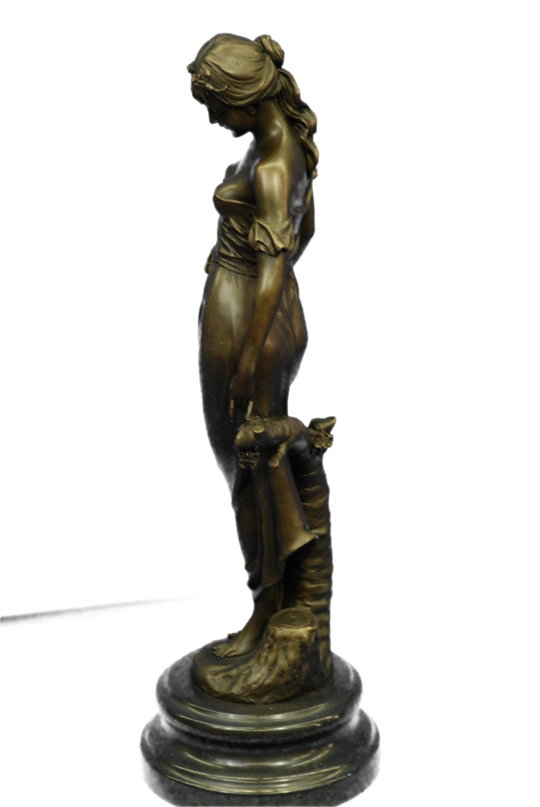 Auguste Moreau Vintage 100% Bronze Statue La Moisson - The harvest 18 Tall Sale