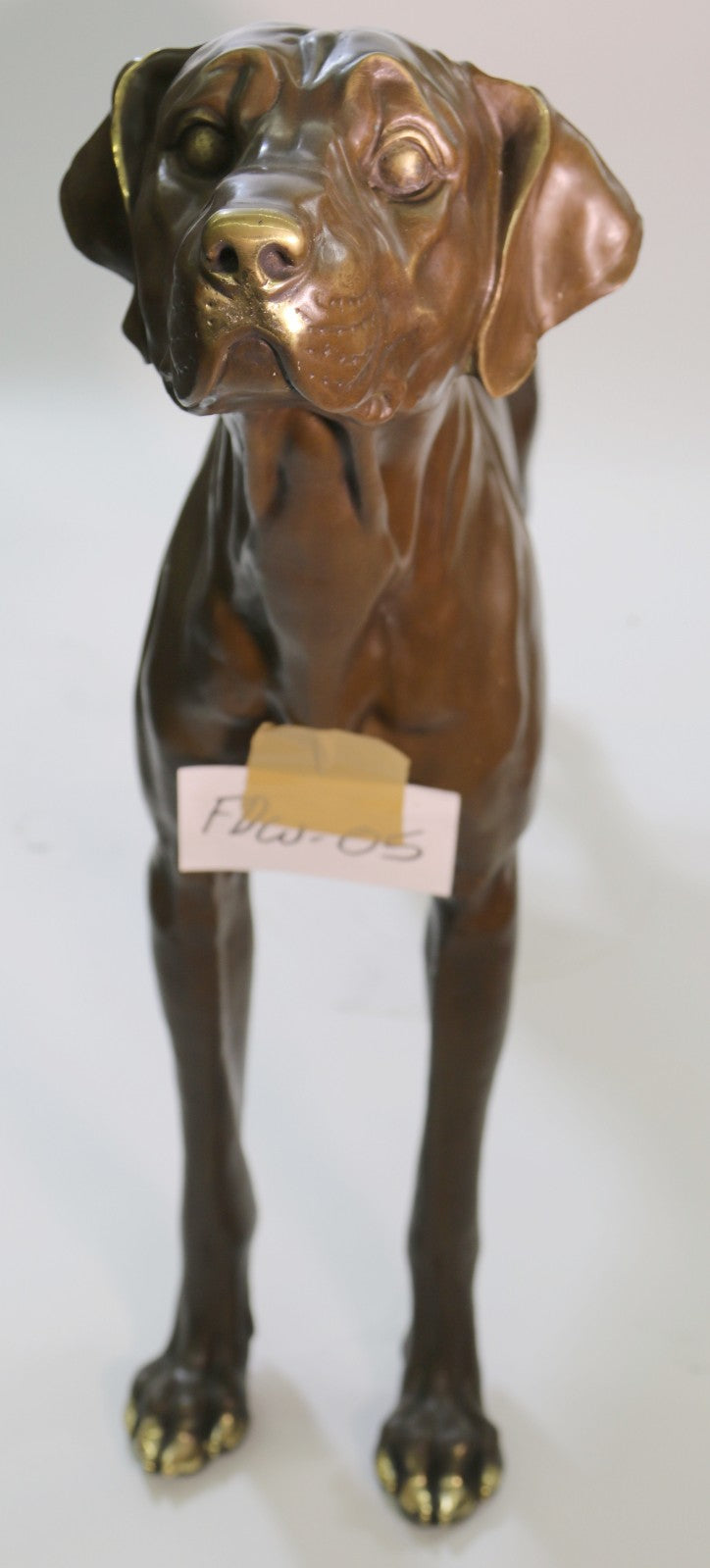 Bronze Labrador Dog With Great Patina- Collector Edition Hand Made by Milo
