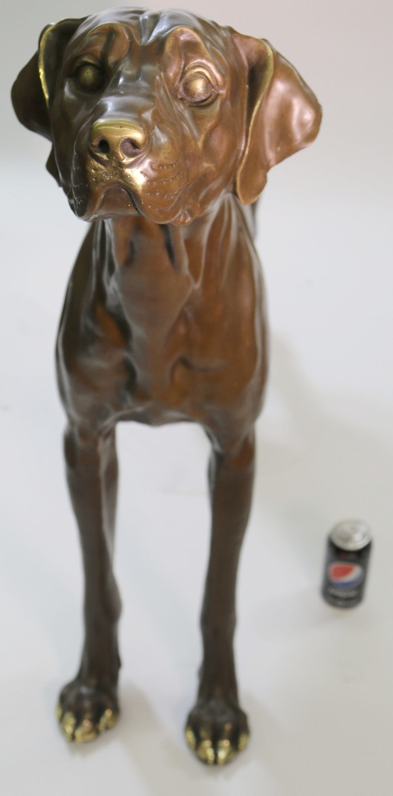 Bronze Labrador Dog With Great Patina- Collector Edition Hand Made by Milo