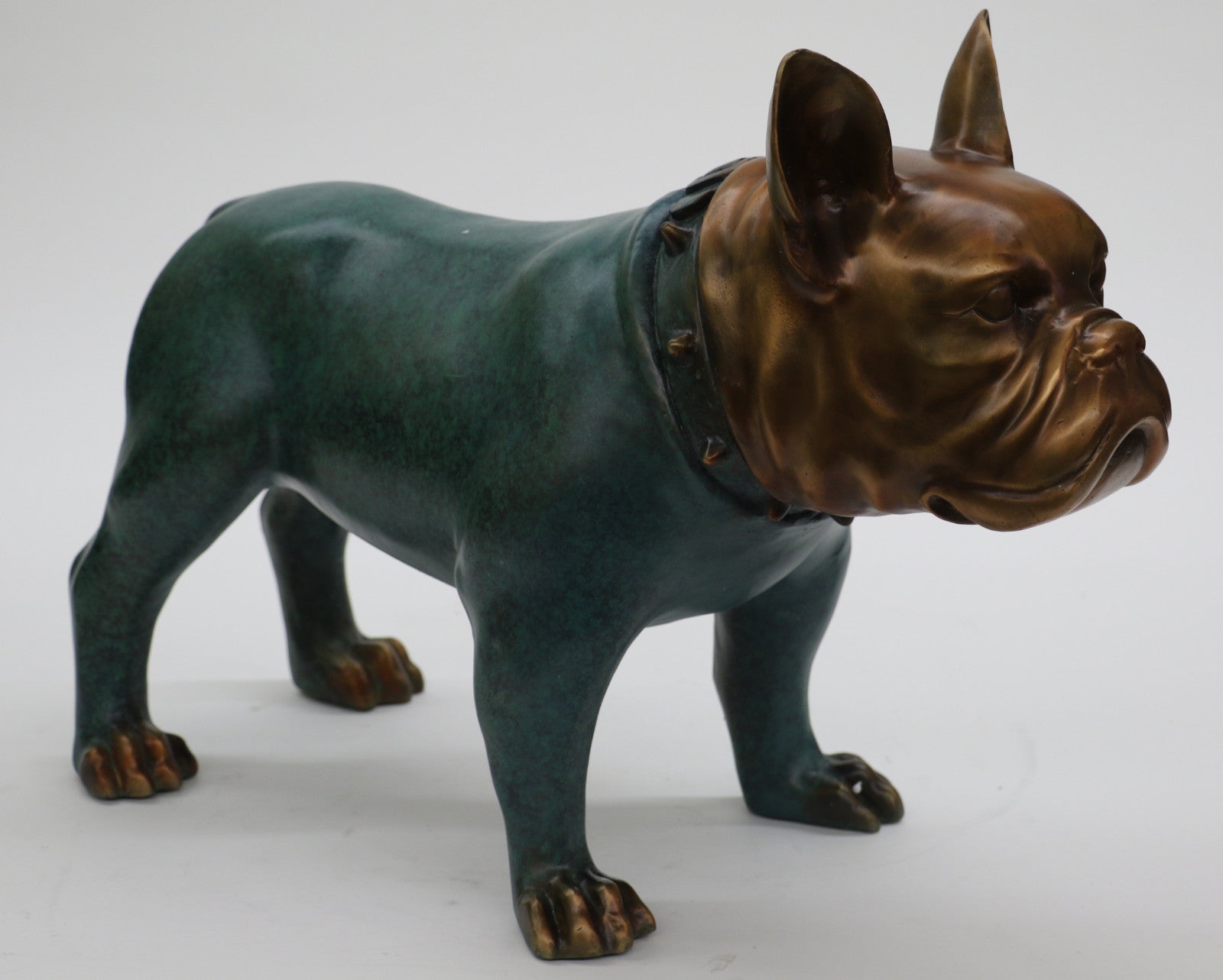 Life Size English Bulldog Garden Yard Outdoor Indoor Bronze Statue Sculpture
