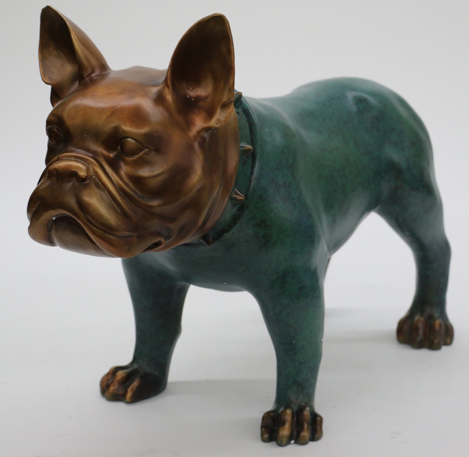 Life Size English Bulldog Garden Yard Outdoor Indoor Bronze Statue Sculpture